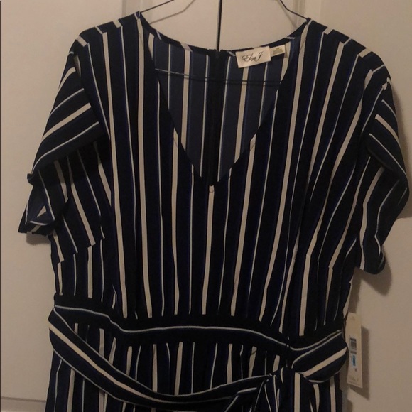 Dolman Sleeve Tie Waist Jumpsuit - Picture 3 of 4